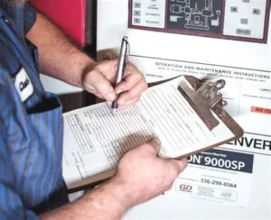 rotary screw compressor maintenance checklist